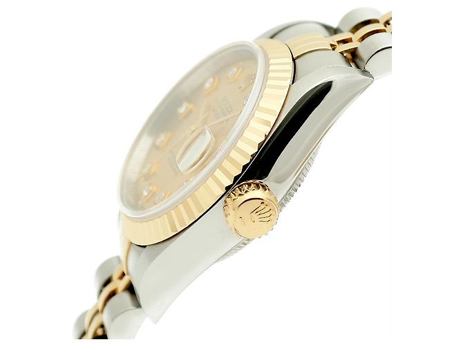 Rolex Reloj Combo Datejust After Diamond para Mujer Dorado - vista 9