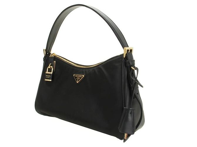 Prada Borsa a tracolla Emme Large in Re-Nylon e pelle timbro: ODO Multicolore - vista 2