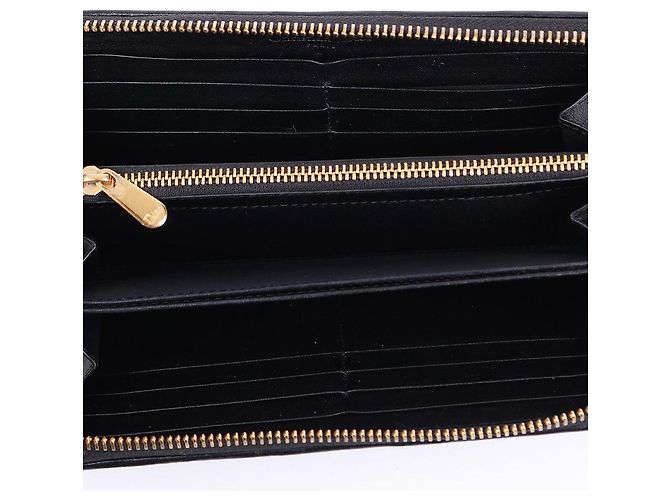 Dior Portafoglio lungo con zip Cannage nero Christian - vista 8