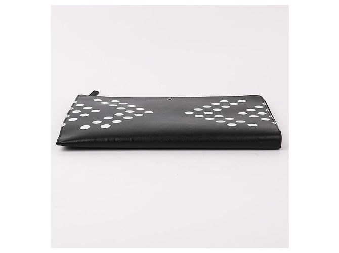 Montblanc Grande clutch portafoglio con zip nera Nero - vista 7