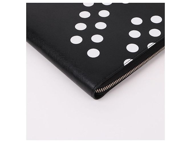 Montblanc Grande clutch portafoglio con zip nera Nero - vista 9
