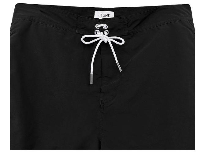 Céline Pantaloncini da bagno corti con logo - vista 11