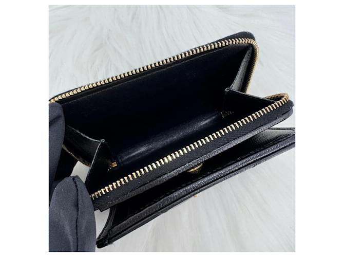 Saint Laurent Monogram Compact Wallet Schwarz - Ansicht 7