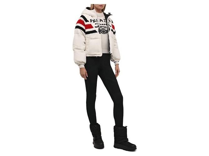 Prada Chaqueta de cachemira para mujer Blanco - vista 10