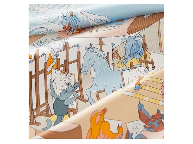 Hermès Seidenschal aus Twill Mehrfarben - Ansicht 6