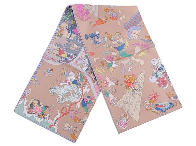Hermès Seidenschal aus Twill Mehrfarben - Ansicht 8