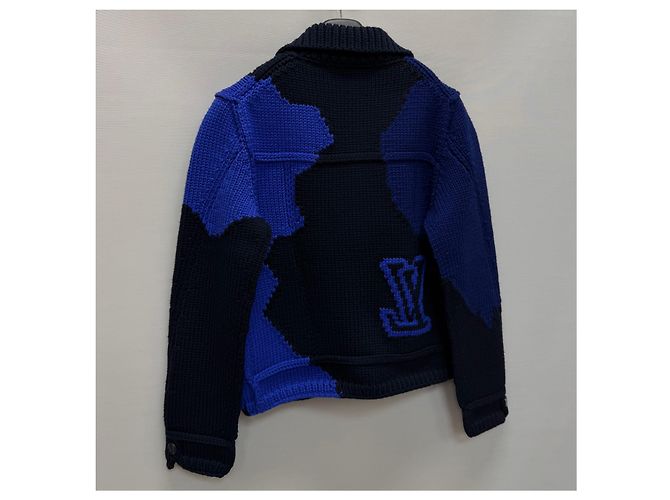 Louis Vuitton Intarsia Heavy Wool Cardigan Jacket Multiple colors - view 7
