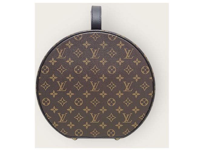Louis Vuitton Monogram Reverse Canvas Hatbox Tote Bag Braun - Ansicht 5