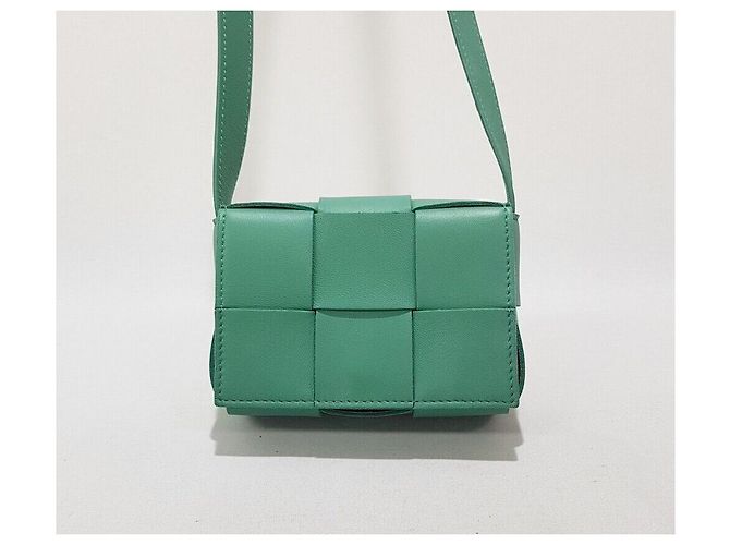 Bottega Veneta Mini borsa Cassette Verde - vista 2