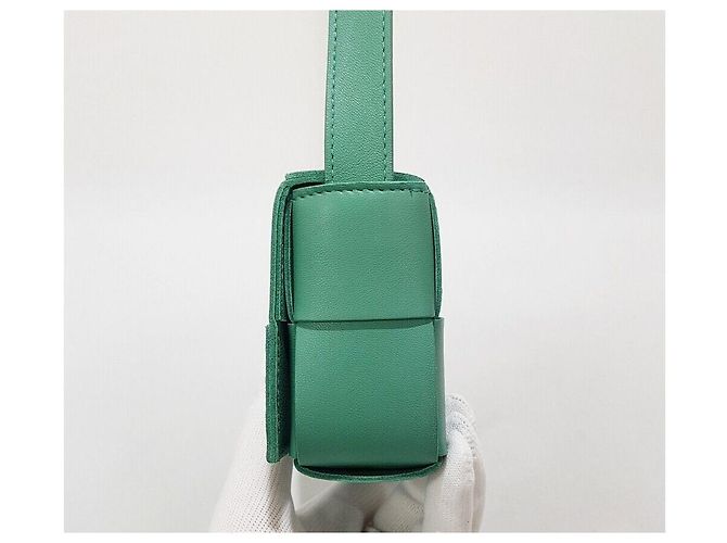 Bottega Veneta Mini borsa Cassette Verde - vista 3