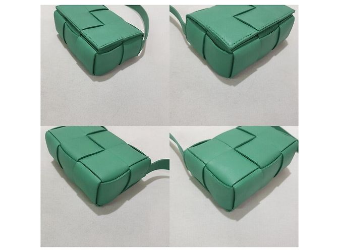 Bottega Veneta Mini borsa Cassette Verde - vista 7