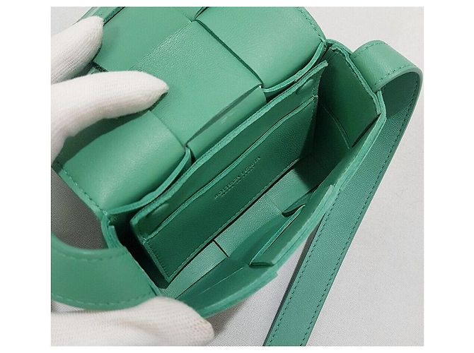 Bottega Veneta Mini borsa Cassette Verde - vista 8