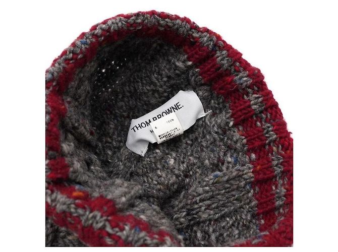 Thom Browne Gestrickte Beanie-Mütze - Ansicht 5