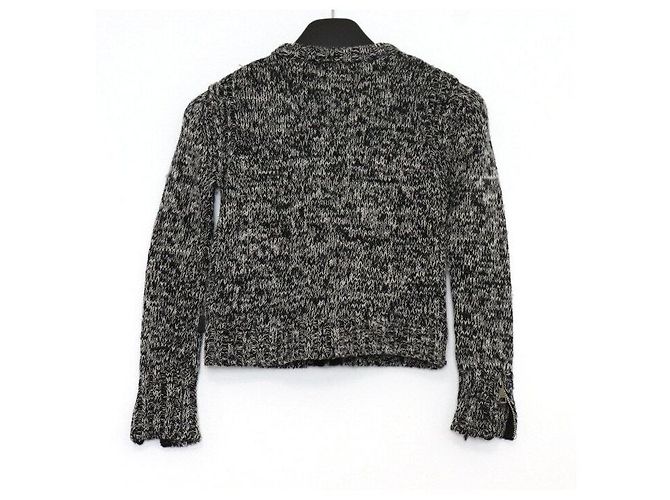 Burberry Junior Strickjacke mit Reißverschluss aus Wolle - Ansicht 4