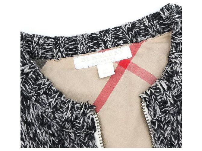 Burberry Junior Strickjacke mit Reißverschluss aus Wolle - Ansicht 5