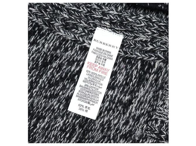 Burberry Junior Strickjacke mit Reißverschluss aus Wolle - Ansicht 6