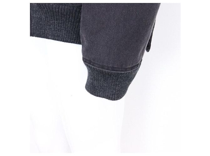 Louis Vuitton Giacca in denim con cappuccio e zip Nero - vista 3