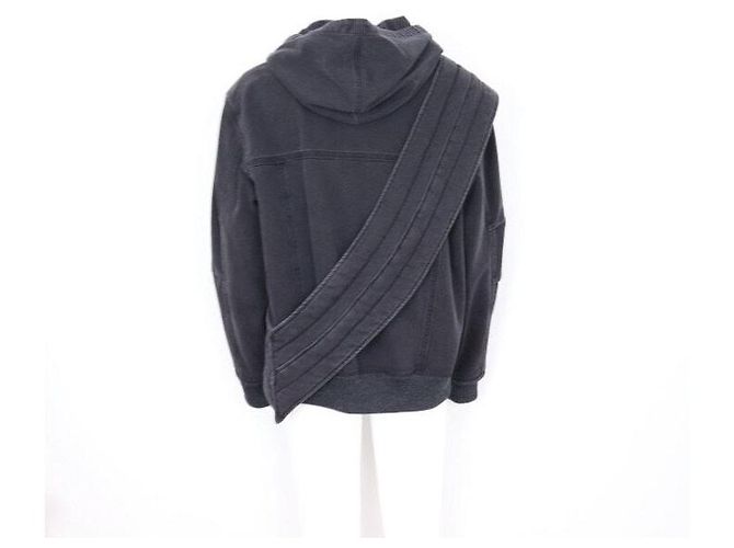 Louis Vuitton Giacca in denim con cappuccio e zip Nero - vista 4