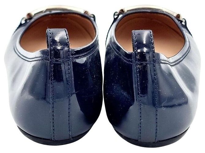 Tod's Lackschuhe flach Blau - Ansicht 4