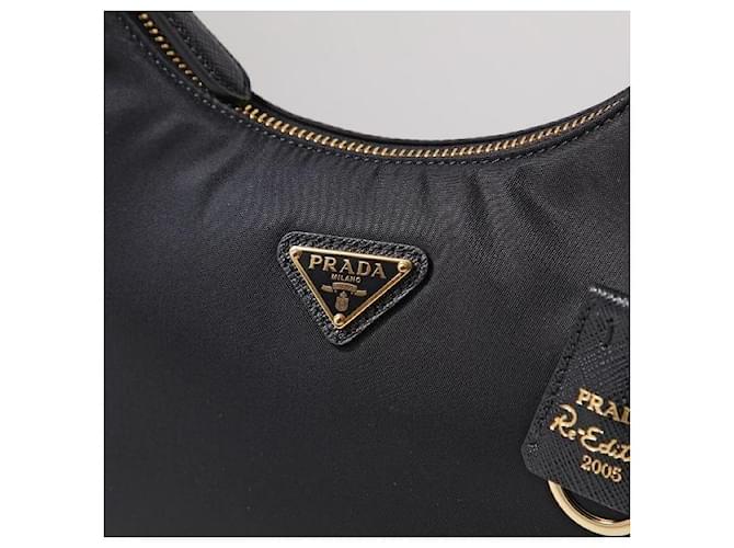 Prada Mini borsa in nylon ReEdition Nero - vista 10
