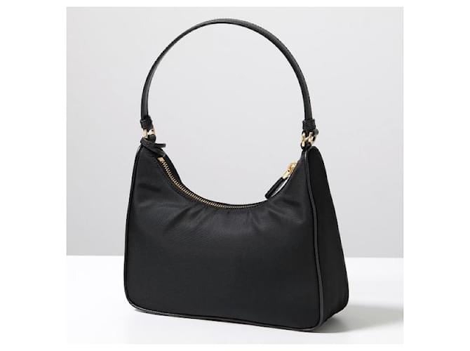 Prada Mini borsa in nylon ReEdition Nero - vista 4
