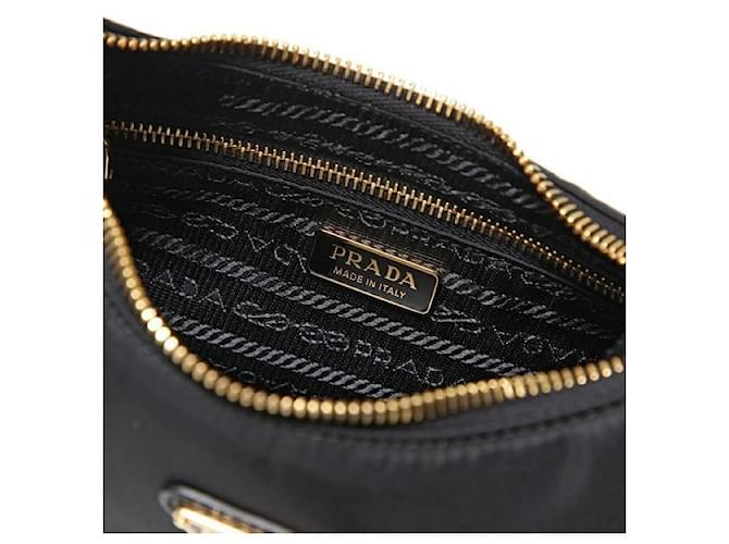 Prada Mini borsa in nylon ReEdition Nero - vista 6