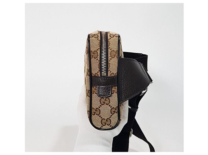 Gucci Borsa a tracolla Supreme GG Supreme Marrone Crossbody Hip Bag - vista 4