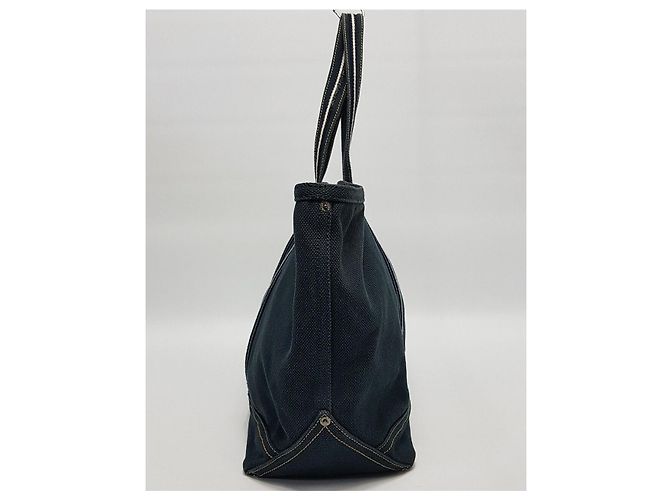 Bally Borsa shopper in tela Blu - vista 3
