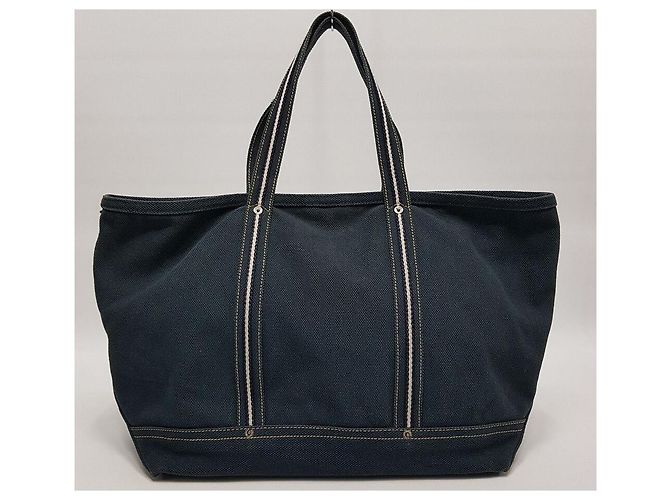 Bally Borsa shopper in tela Blu - vista 4