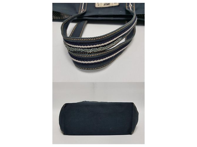 Bally Borsa shopper in tela Blu - vista 5