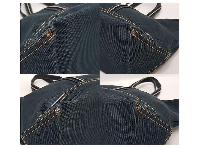 Bally Borsa shopper in tela Blu - vista 6