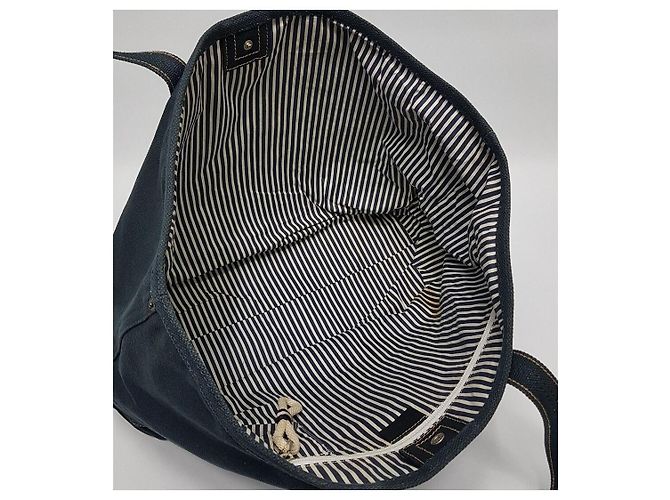 Bally Borsa shopper in tela Blu - vista 7