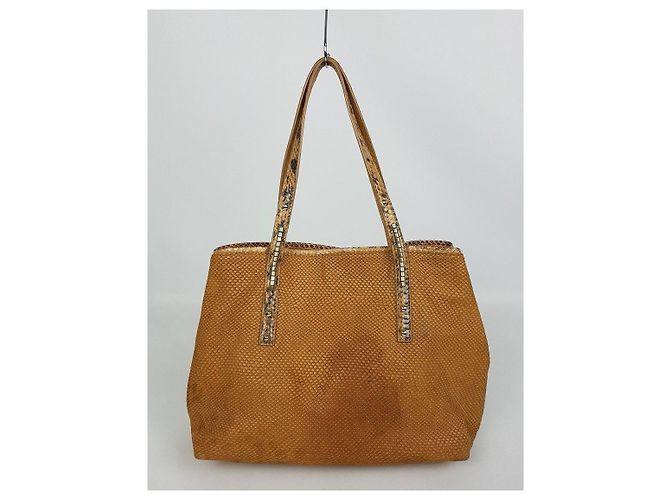 Jimmy Choo Borsa a tracolla con stampa serpente Marrone - vista 4