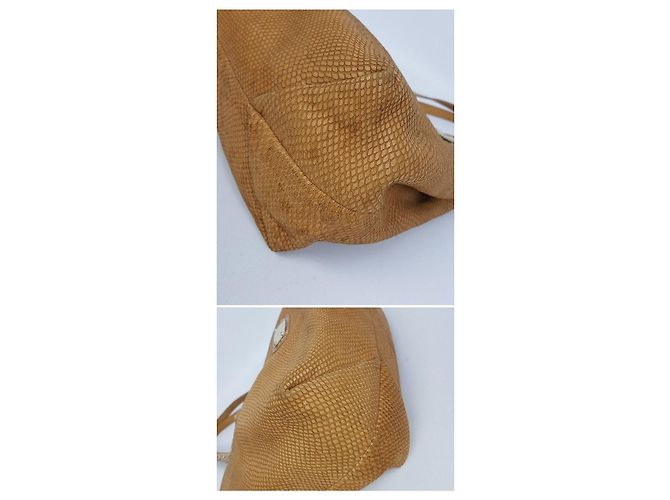 Jimmy Choo Borsa a tracolla con stampa serpente Marrone - vista 8