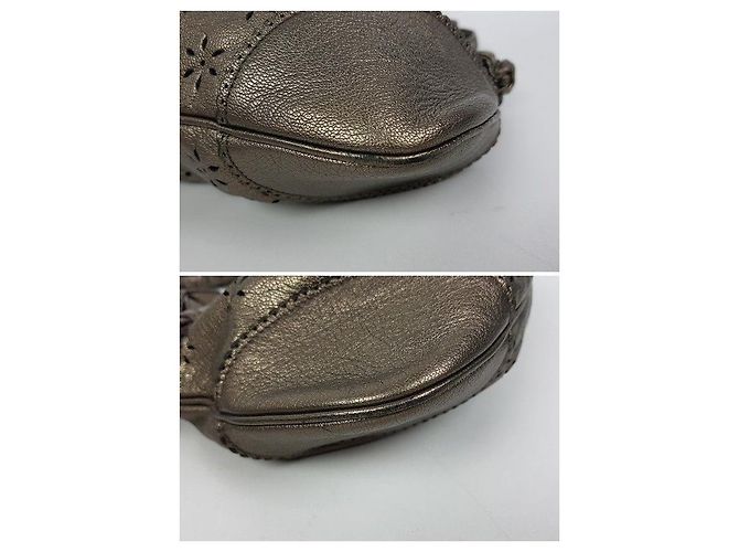 Salvatore Ferragamo Gancini Logo Schultertasche Braun - Ansicht 8