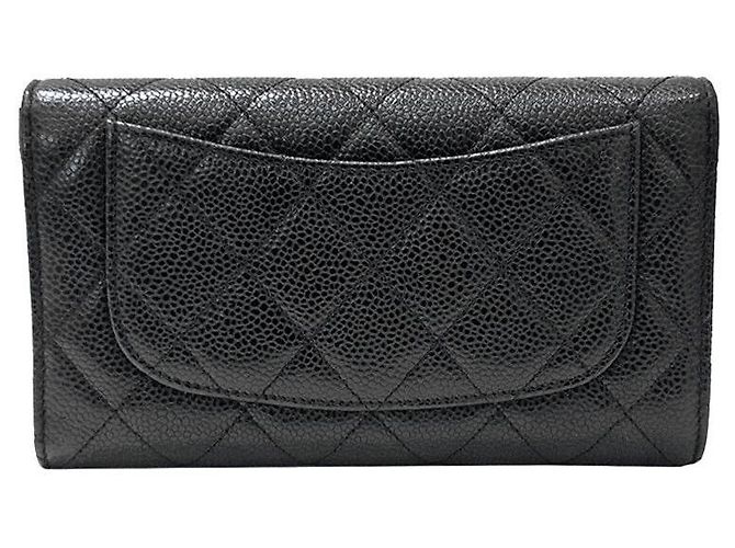 Chanel Caviar Long Wallet Schwarz - Ansicht 3
