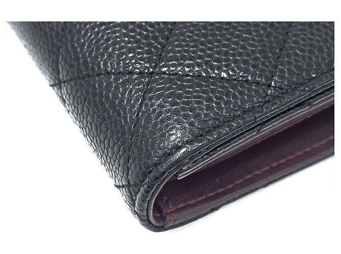 Chanel Caviar Long Wallet Schwarz - Ansicht 5