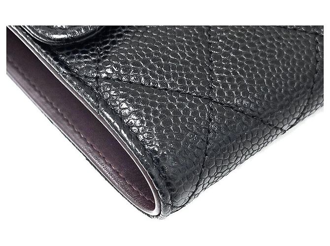 Chanel Caviar Long Wallet Schwarz - Ansicht 6