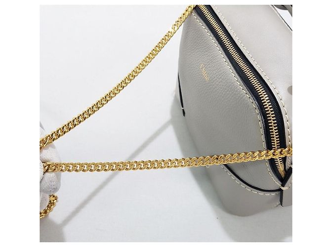 Chloé Borsa a tracolla Daria Mini Chain - vista 7