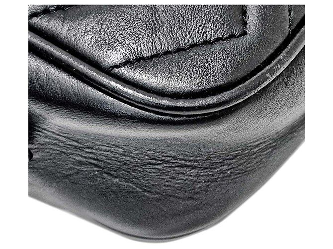 Gucci Mini borsa a tracolla Marmont Matelassé Nero - vista 6