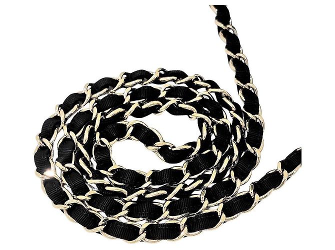 Chanel Mini bolsa transversal Velvet Preto - vista 5