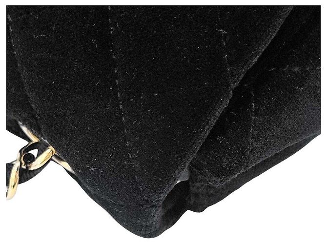 Chanel Mini bolsa transversal Velvet Preto - vista 6