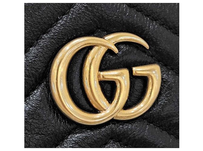 Gucci Borsa a tracolla mini rotonda Marmont - vista 7