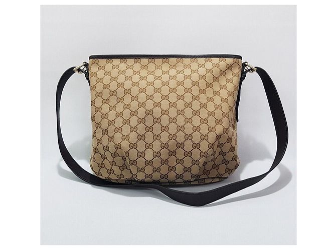 Bolsa Transversal Gucci GG Canvas - vista 4