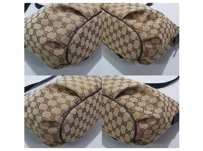 Bolsa Transversal Gucci GG Canvas - vista 7