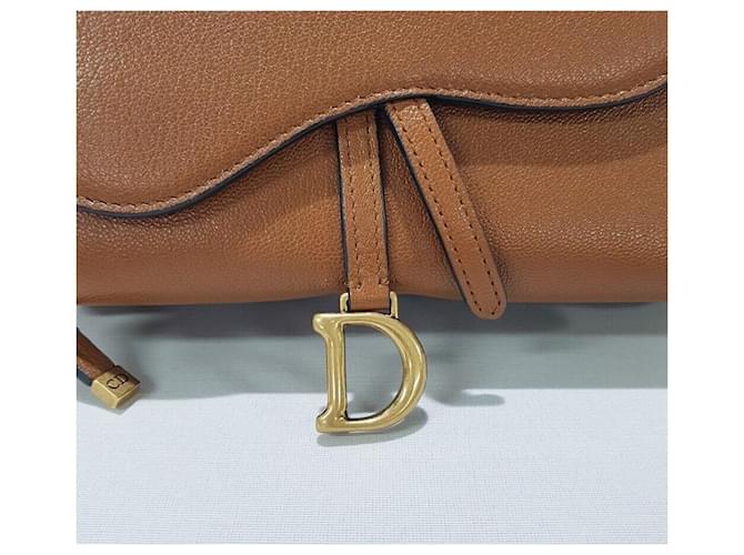 Dior Borsa a tracolla Double Saddle Pouch Marrone - vista 3