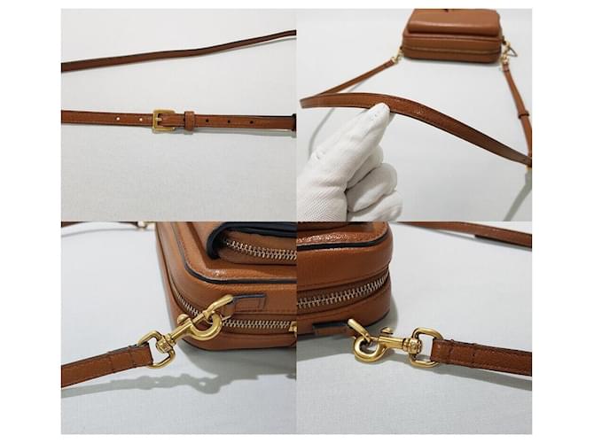 Dior Borsa a tracolla Double Saddle Pouch Marrone - vista 6