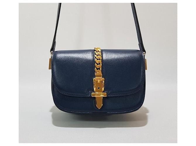 Gucci Borsa a tracolla mini Sylvie Blu - vista 2