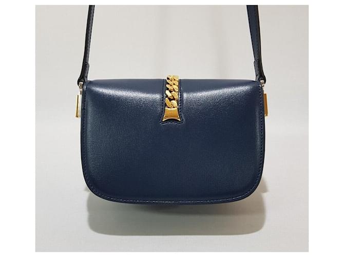 Gucci Borsa a tracolla mini Sylvie Blu - vista 5
