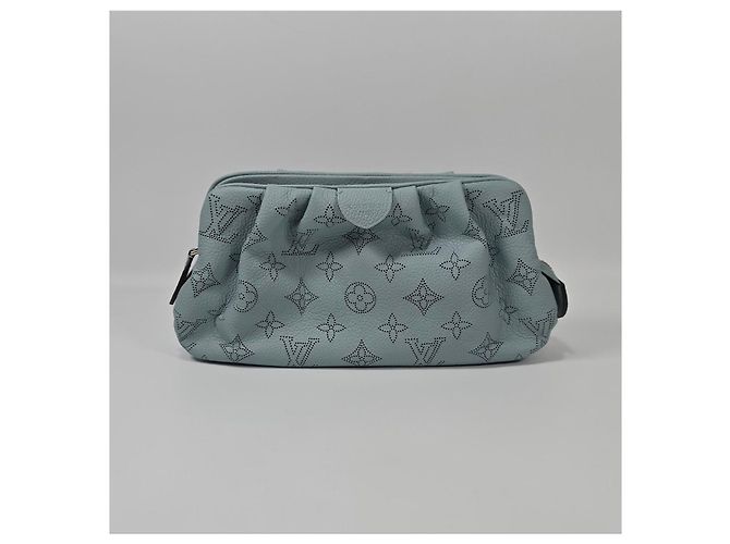 Louis Vuitton Bolso bandolera mini Scala de piel Mahina azul - vista 2